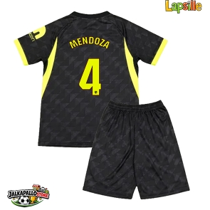 Atletico Madrid Rodrigo Mendoza #4 Vieraspaita Lapsille 2026-27 Lyhythihainen (+ shortsit)